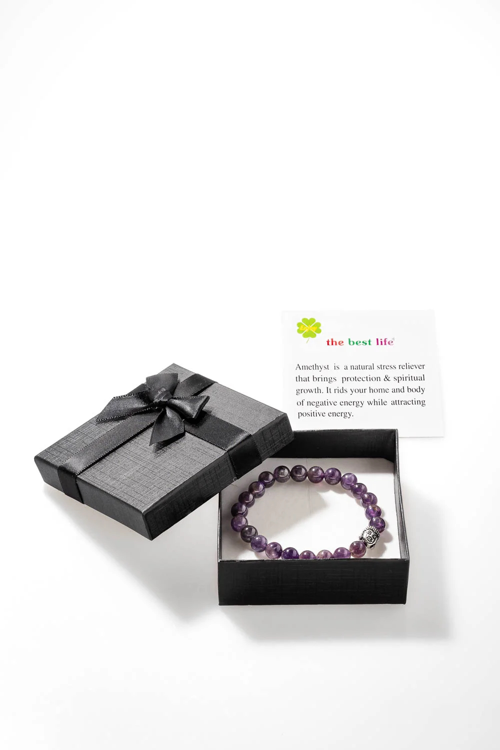 Boeddha Armband Amethist