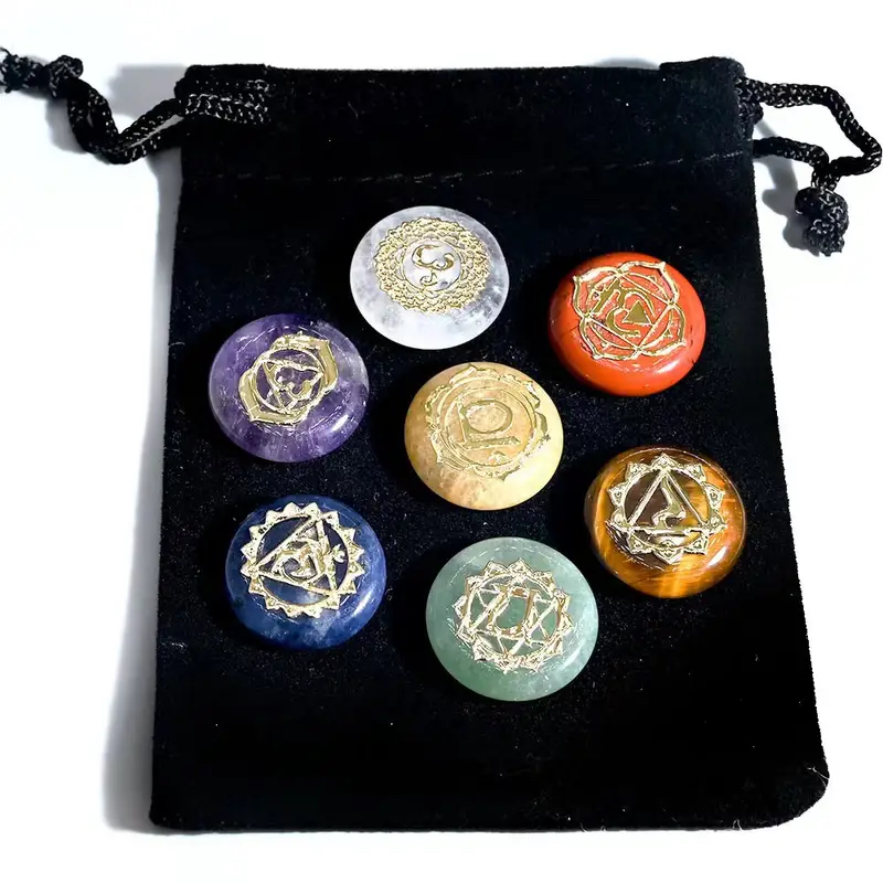 7 CHakra Edelstenen Set