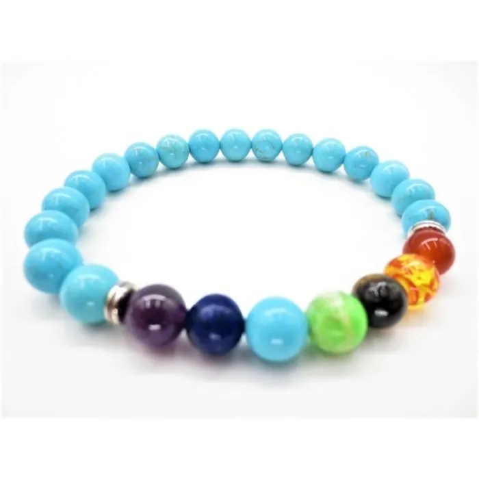 Turkoois Armband 7 Chakra