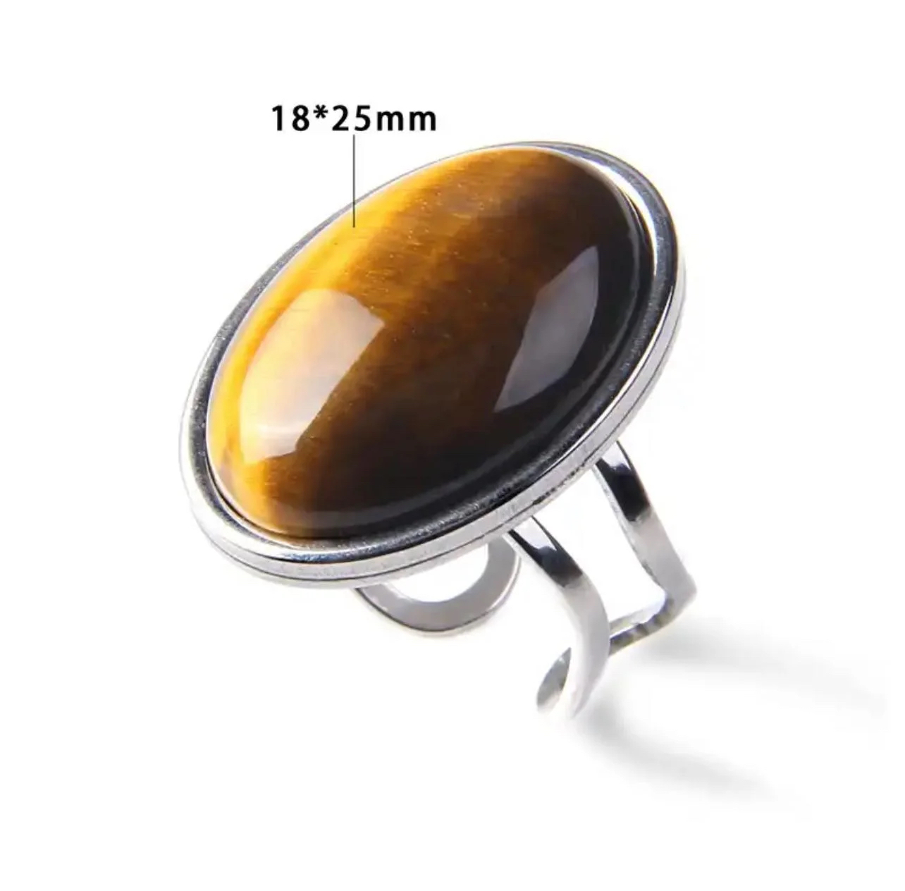 Vintage ring Tijgeroog