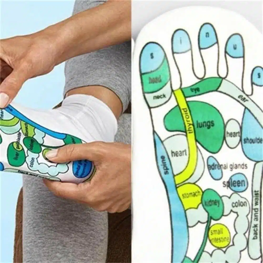 Acupunctuur sokken met massage staaf - Afbeelding 2