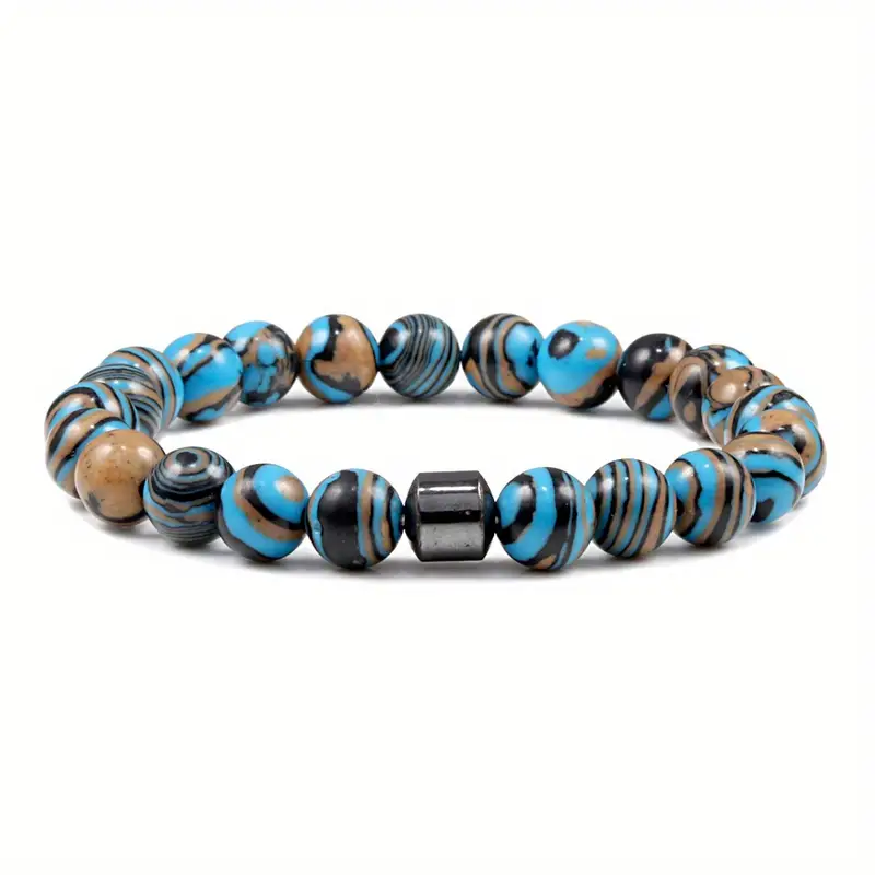 Magnetische Healing Armband met Blauwe Malachiet