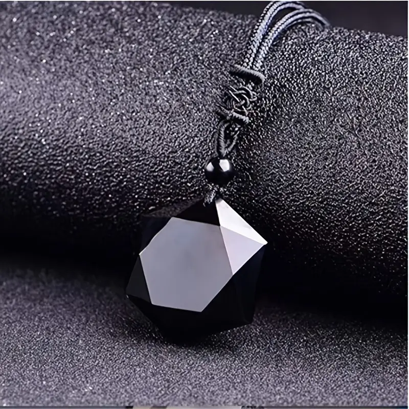Natuuredelsteen Ketting Obsidiaan