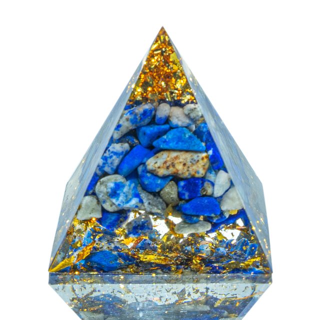 Piramide van Lapis Lazuli Natuursteen