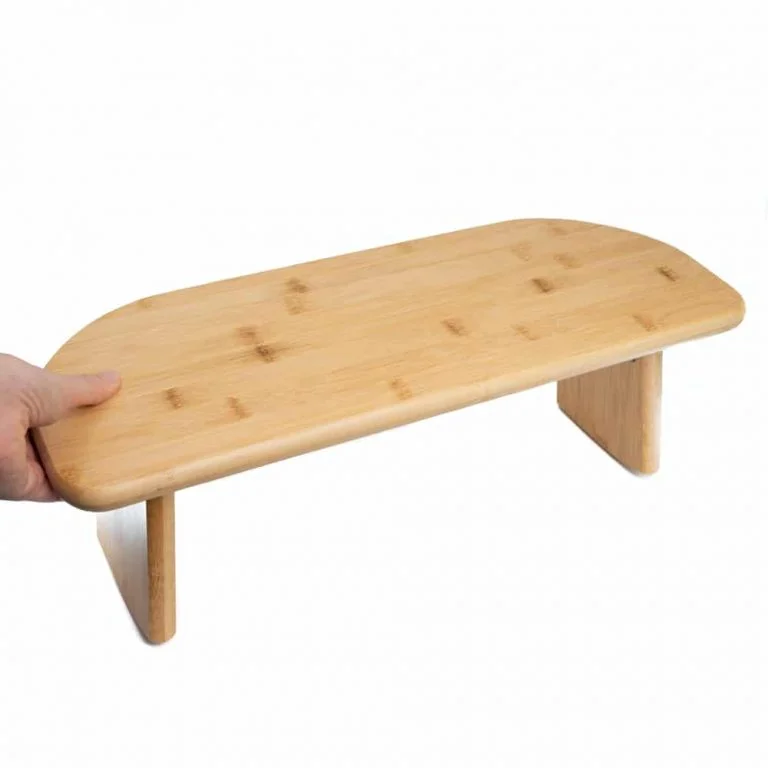 Meditatiebankje Bamboe Hout - Afbeelding 2