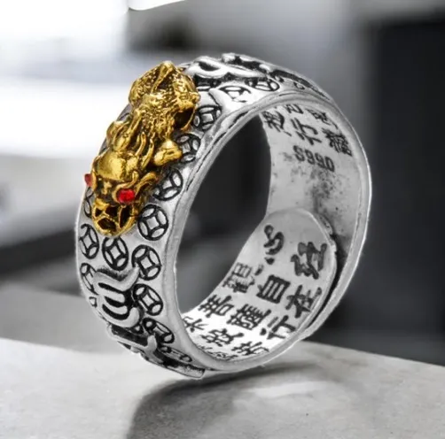 Feng shui ring draak