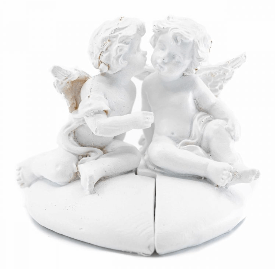 Beeld engelen paar