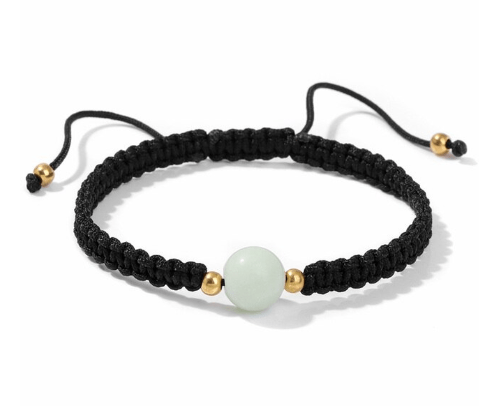 Gevlochten Armband met Glow in the Dark Bedel