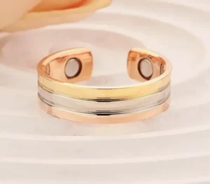 Driekleurige Magnetische Koperen Ring