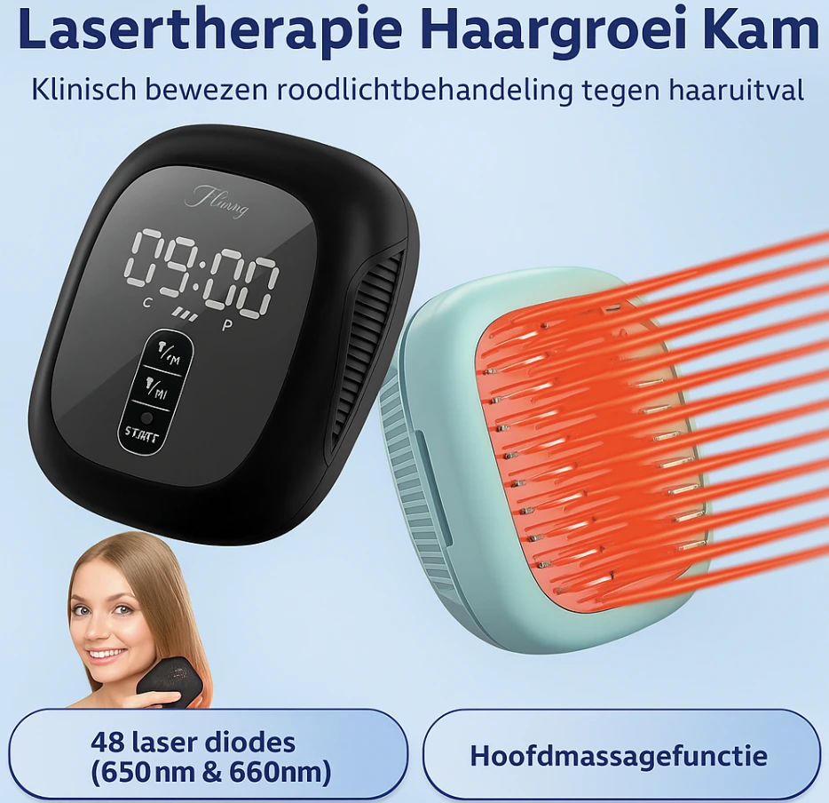 glowtherapie lasertherapie haargroei kam